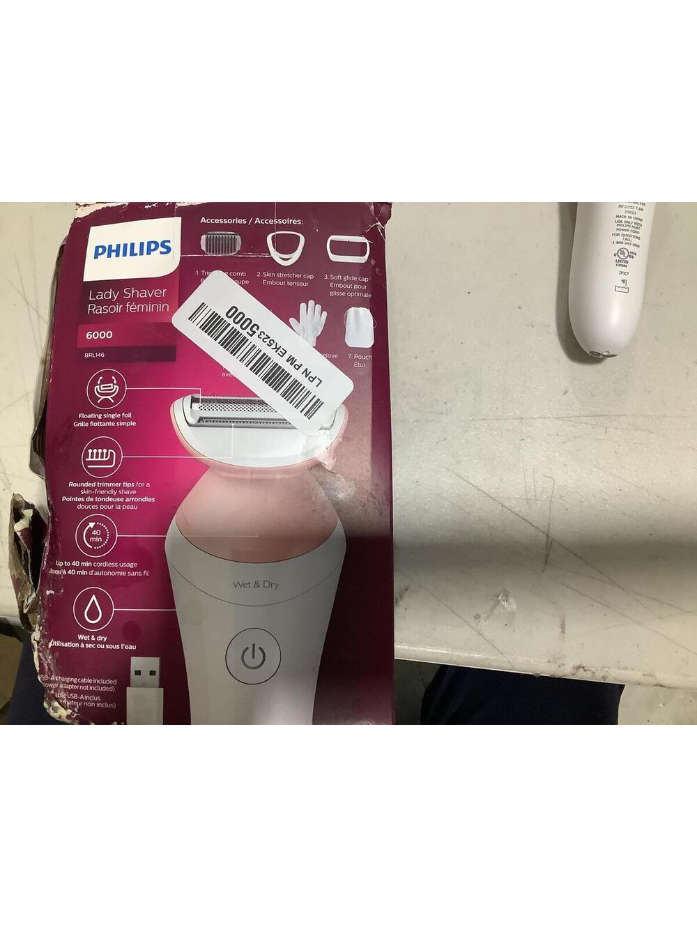 Philips Lady Shaver 6000 Wet & Dry Electric Razor